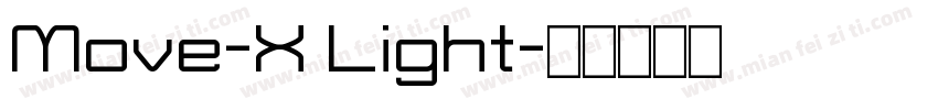 Move-X Light字体转换